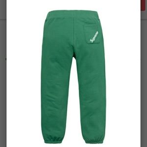 supreme corner label sweatpants